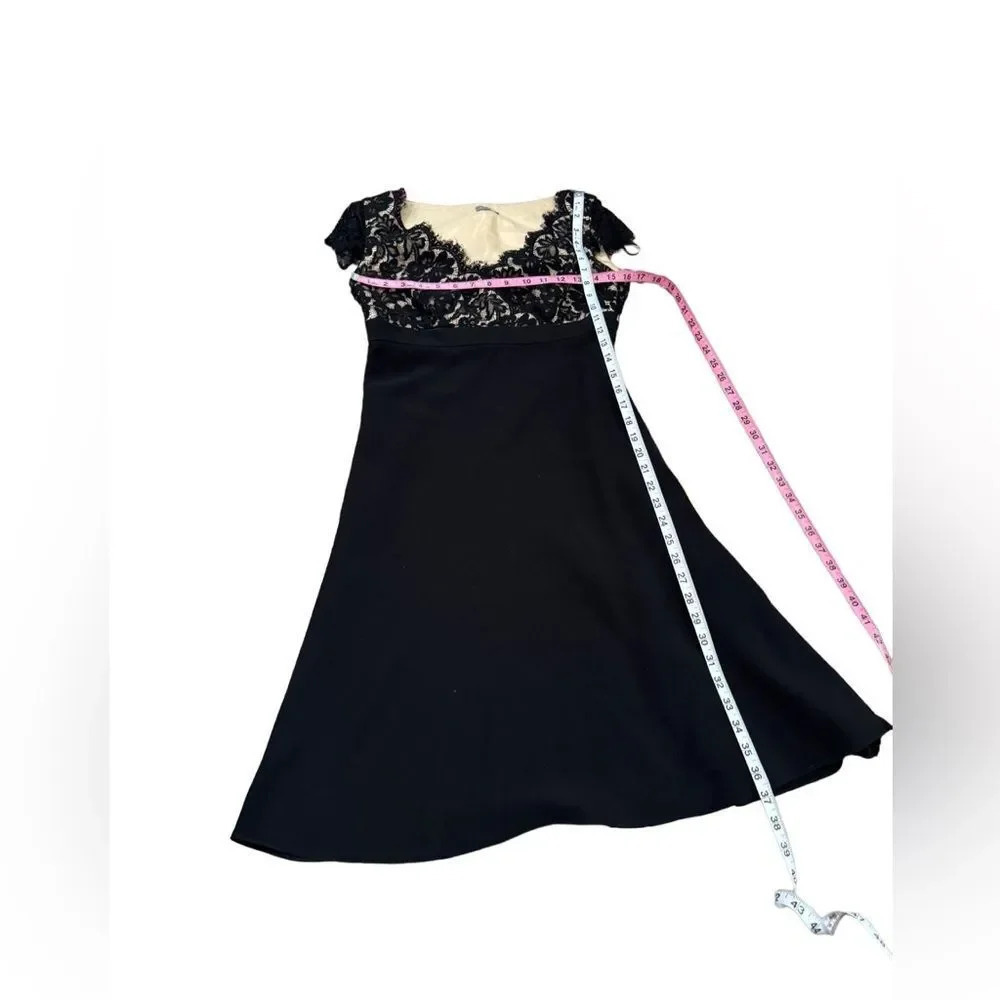 EUC Ann Taylor Cap-Sleeve Lace Spectator Dress - Picture 3 of 6